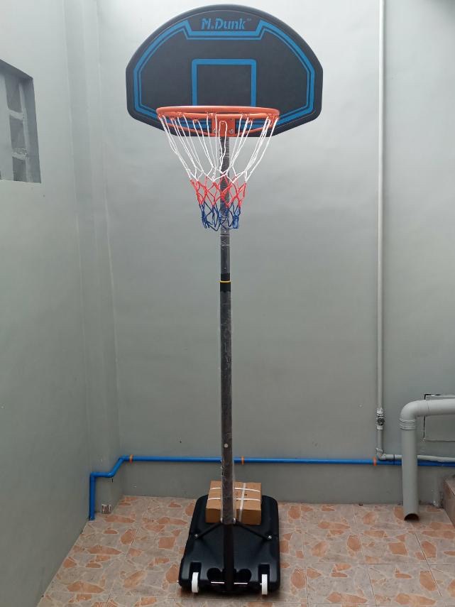Portable Removable Adjustable Teenager Basketball Rack Black & Red Portable Basketball Hoop & Goal Basketball System Basketball Equipments