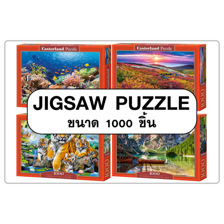 ตัวต่อจิ๊กซอว์-รูปกระจกแห่งเทือกเขาร็อกกี้-castorland-mirror-of-the-rockies-jigsaw-puzzle-vaniland