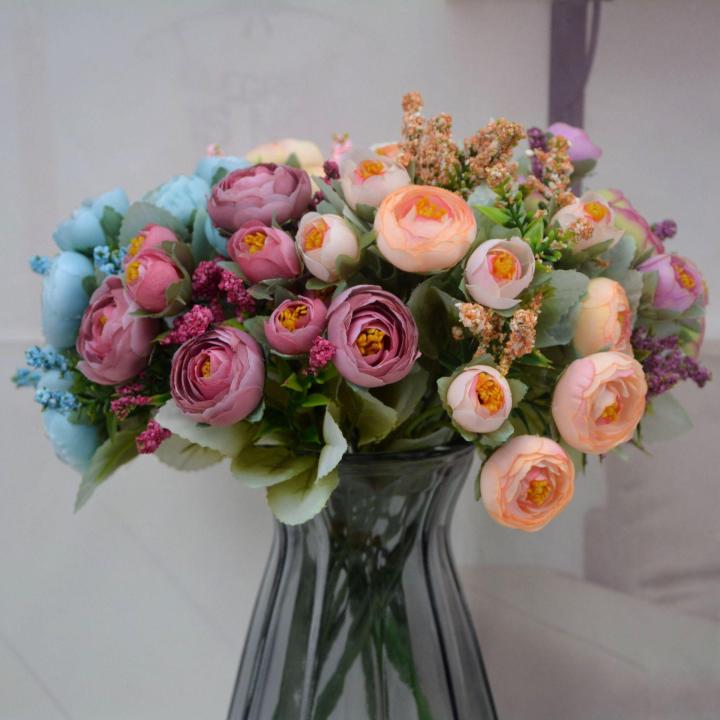 10-หัวดอกไม้ดอกไม้ประดิษฐ์ดอกไม้ปลอม-camellia-งานแต่งงานช่อดอกไม้งานแต่งห้องนั่งเล่นของตกแต่งวันคริสต์มาส-party