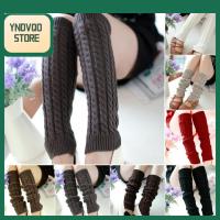 YNDVQO STORE เครื่องประดับ สำหรับปาร์ตี้กีฬา ขาอุ่น เครื่องอุ่นขาผู้หญิง ถุงเท้ายาวถึงเข่า ถุงเท้ายาว ที่อุ่นขาผ้าถัก