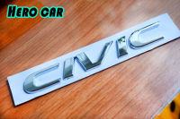 โลโก้ LOGO CIVIC สีเงิน ตัวอักษรแยก ติดท้ายรถยนต์ HONDA CIVIC ตัวใหม่