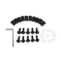 10Pcs/Set M5 Bolts Motorcycle Metric Rubber Well Nuts Windscreen Fairing Cowl Universal for Windshield Accessories