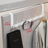 Hooks Over The Door 6 Hooks Home Bathroom Organizer Rack Clothes Coat Hat Towel Hanger New Bathroom Kitchen Accessories Holder