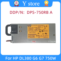 Y Store ต้นฉบับสำหรับ HP DL380 G6 G7 750วัตต์เซิร์ฟเวอร์พาวเวอร์ซัพพลาย DPS-750RB A 506822-101 506821-001 511778-001เต็มทดสอบ