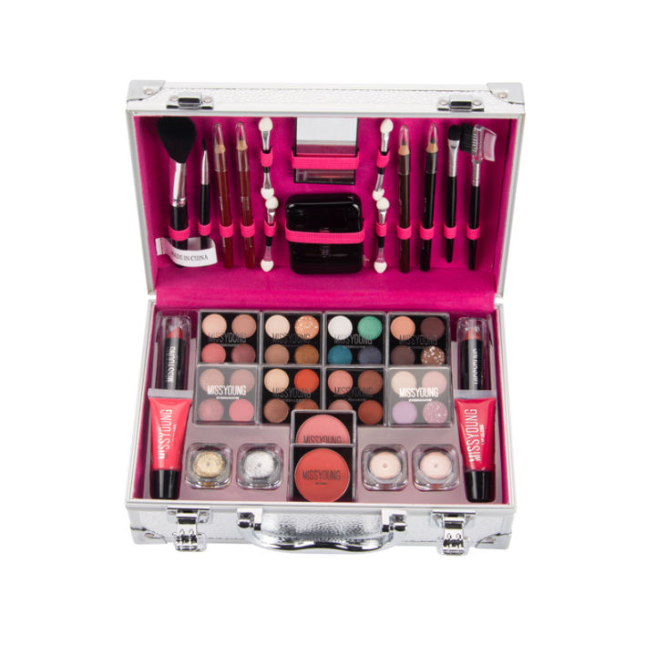 makeup-kit-makeup-set-box-professional-makeup-full-suitcase-makeup-set-makeup-for-women-lipstick-makeup-brushes-set-tslm1