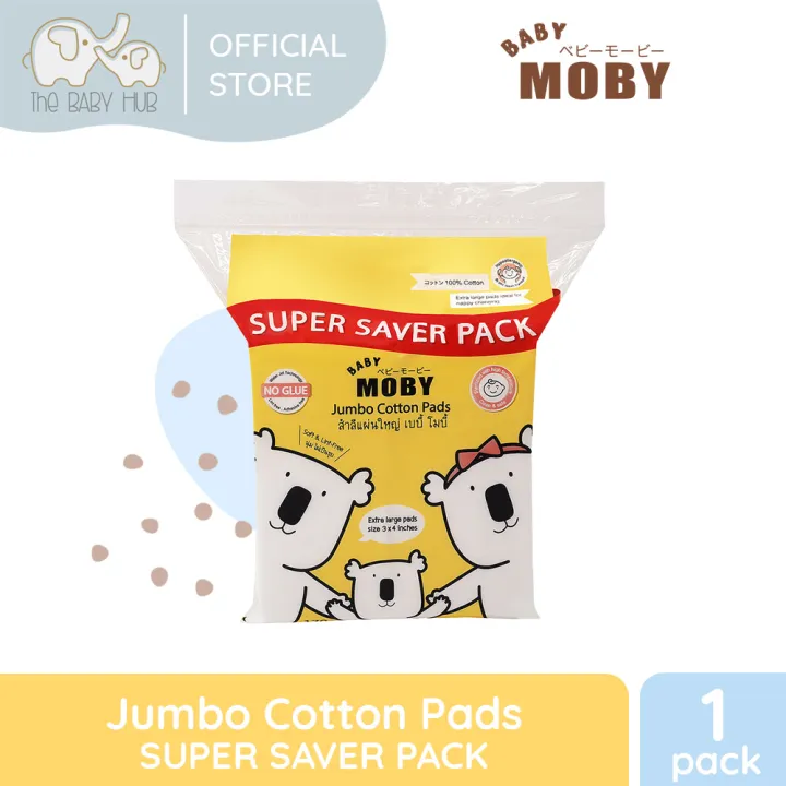 Baby Moby Jumbo Cotton Pads Super Savers Pack Lazada PH