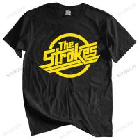 Men o-neck tshirt fashion nd t-shirt black new The Strokes T Shirt Men Indie Rock Band Men T-shirt euro size