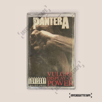 Pantera อัลบั้ม Vulgar Display Of Power เทปเพลง เทปคาสเซ็ต เทปคาสเซ็ท Cassette Tape เทปเพลงสากล