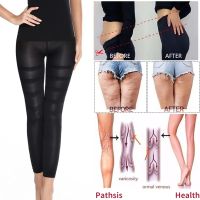 【cw】 Shapewear Anti Cellulite Compression Leggings Leg Waist Tummy Panties Thigh Sculpting Slimmer ！