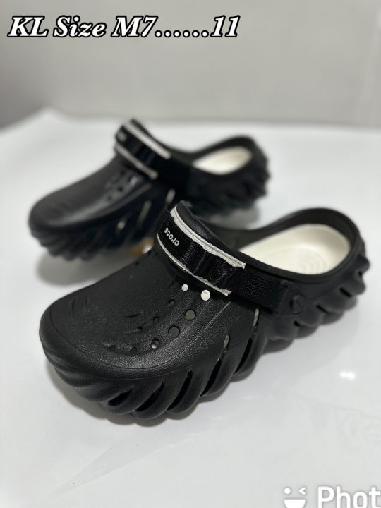 รองเท้า-crocs-echo-รองเท้าแบบสวมสำหรับผู้ชายลายมาใหม่-งานสวยมากๆน้ำหนักเบา-รองเท้าเผื่อสุขภาพ