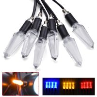 Motorcycle Turn Signal Lights Indicator Transparent LED Flasher For Kawasaki Ninja ER6F ER6N EX500 GPZ500 KLZ1000 Versys