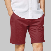 Shorts Man กางเกงขาสั้นผู้ชาย สีแดงเข้ม (เอวตะขอ)