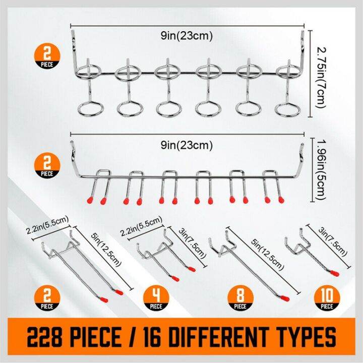 228-pcs-pegboard-hooks-assortment-with-metal-hooks-sets-pegboard-bins-peg-locks-for-organizing-storage-system-tools