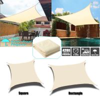 Outdoor Shade Sail awnings Waterproof Sun Shelter Square Rectangle Sunshade Protection Outdoor Canopy Garden Patio Pool Camping