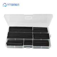 ۩ 150pcs Black And Red 2:1 Assortment Heat Shrink Tubing Tube Electronic DIY Kit 8 Sizes Electrical Connection Tubing