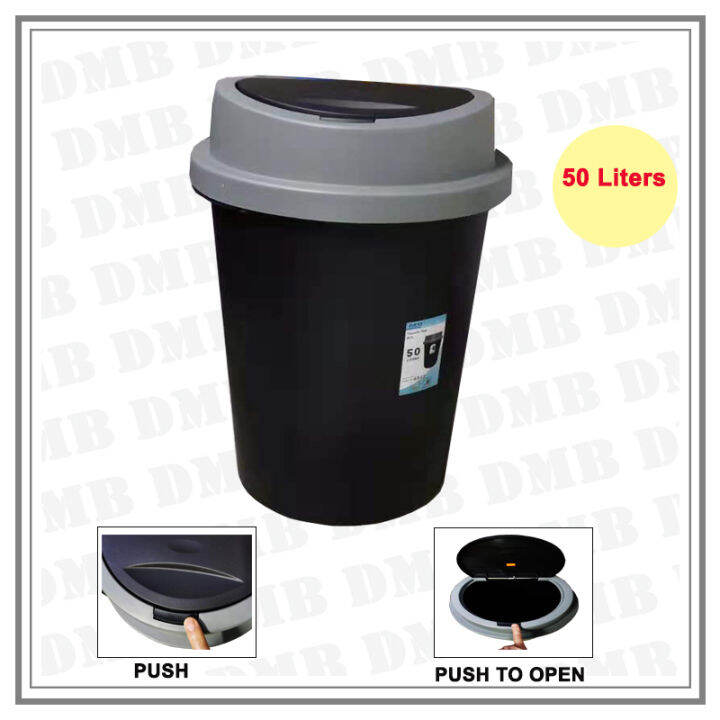 Nikko Touch Top Trash Bin 50 Liters Capacity NK6322 Lazada PH