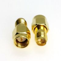 Adapter SMA Male Plug to RP-SMA Female (Male Pin) Plug RF Coaxial Adapter Connector Electrical Connectors