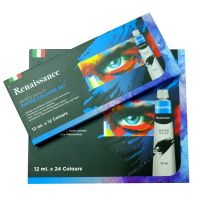 ชุดสีน้ำ Renaissance Set 12สี (5ml)/ 24สี (12ml) Water Colour Set