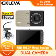 EKLEVA Camera DVR 4 Inch LCD 1080P HD Cho Xe Hơi Camera Hành Trình Ghi
