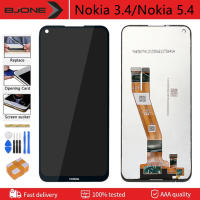 จอ LCD เดิม6.39นิ้วสำหรับ Nokia 3.4 Nokia 5.4,จอแสดงผล LCD พร้อมแผงสัมผัสหน้าจอดิจิตอลอะไหล่เปลี่ยนประกอบ