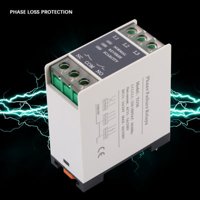 Phase Sequence Relay TG30 220-380VAC 3-Phase Sequence Protection Relay Failure Relay Phase Failure Loss Protection Relay