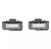 คู่ป้ายทะเบียนรถยนต์ LED 12V Fit ไฟส่องป้ายทะเบียน สำหรับ Mercedes Benz C‑Class W203 5 ‑Door Station Wagon/Estate C240 C320