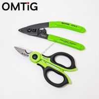 ◘♨ Handheld TAWAA KS K2 Fiber Optic Kevlar Scissors Fiber Optic Kevalr Cutter Stainless Steel Scissors with 3 Holes Fiber Stripper