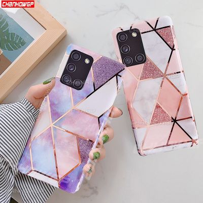 【CC】 Glitter Marble Soft A51 A71 A31 A41 A50 A70 A30 A30S A20 S Note 20 10 S20 Ultra S10 S9 S8 Cover