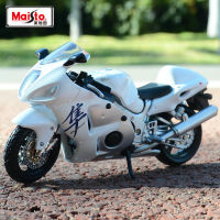 Maisto 1:18 SUZUKI Hayabusa GSX-1300R ล้อแม็กแข่งรถจักรยานยนต์รุ่น D Iecasts โลหะของเล่นถนนกีฬารถจักรยานยนต์รุ่นของขวัญเด็ก