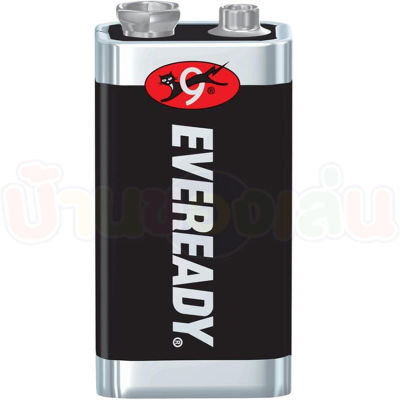 CFDTOY ถ่าน 9V EVEREADY ถ่านคาร์บอนซิงค์ CARBON ZINC 9V 1ก้อน BKL025