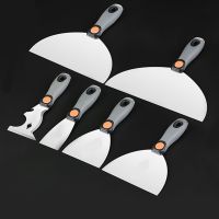 Stainless Steel Drywall Plastering Scraper Tool Putty Knife Trowel Wall Cleaning Shovel Construction Tools FO4040-FO4045