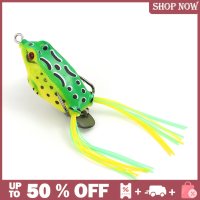 ⚽ FAR 1PC 10g 3D Eyes FROG Lure Soft Tube เหยื่อพลาสติกตกปลาล่อกับเบ็ดตกปลา