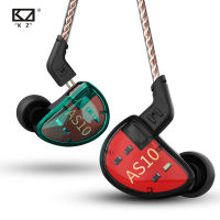KZ AS10 5BA Balanced Armature Driver HIFI Bass In หูฟังเกมชุดหูฟังหูฟังตัดเสียงรบกวน KZ ZSX ZS10 ZAX AS16