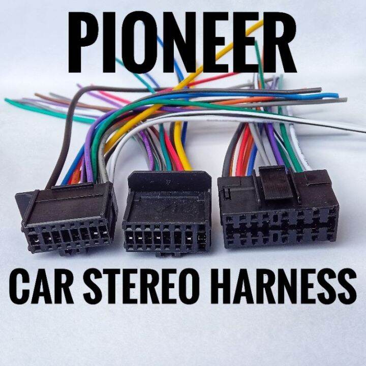 【COD】 1pc 16Pin Pioneer Harness Car Stereo Wiring Connector Wire Head