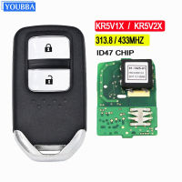 สำหรับฮอนด้า HRV CRV เมือง C Rider แจ๊สรถรับส่ง Vezel กุญแจรีโมท313.8433เมกะเฮิร์ตซ์ FCCID:KR5V1X KR5V2X PN:72147 T5A-J01T5C-J01T5A-G01