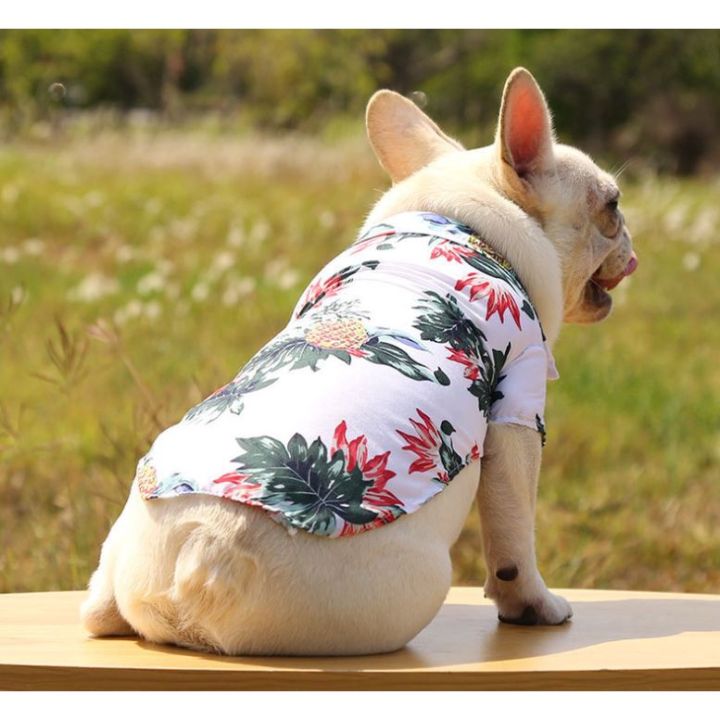 hawaii-pet-shirt-สัตว์เลี้ยง-เสื้อผ้าหมา-เสื้อผ้าแมว-มีไซด์ใหญ่-xs-5xl-เสื้อหมาราคาถูก-เสื้อฮาวาย-hawaii-summer