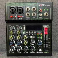 มิกเซอร์ 4 ช่อง มิกเซอร์ AG-04 dsp (A-One) Mixer 4 CH USB ฺBLUETOOTH mbvaudio