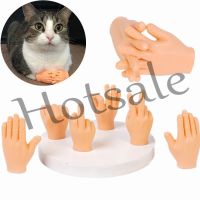 【hot sale】 ❉❇ B32 6 Style Cartoon Funny Mini Hands Creative Finger Fidget Toys Small Hand Model Tease the Cat Pet Toy Novelty Toys Kids Gift Toys