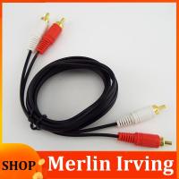 Merlin Irving Shop Daul RCA Male Connector Cable Stereo Audio Video Wire Extension Cord AV for Sound Amplifier