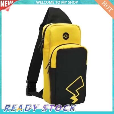 Mens Messenger NS Bag For SwitchLite Case Bag Cover Mario Straddle Bag Pikachu pokeball Bag NS Multifunctional Storage Bag Portable Travel Crossbody Bag