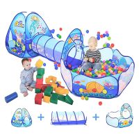 Kids Tent Ball Pool Balls Portable Baby Playground Playpen Children Large Pit with Tunnel Baby Park Camping Pool Room Decor Gift