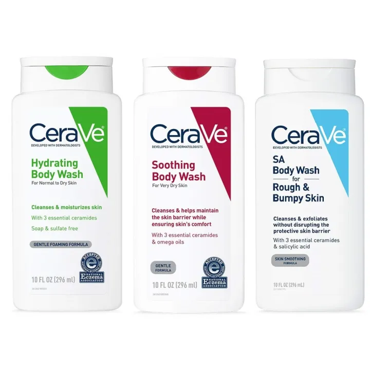 Cerave [ iiMONO ] CeraVe SA Body Wash with Salicylic Acid Soothing Body