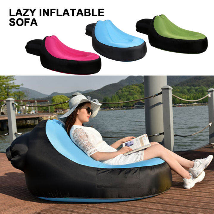 Beach Recliner Outdoor Lazy Inflatable Sofa Indoor Portable Inflatable