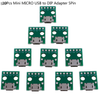 STF 10pcs Micro USB to DIP ADAPTER 5Pin FEMALE CONNECTOR PCB Converter BOARD