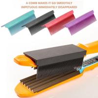 Accessories Hairdressing Hair High Temperature Resistant Carbon Fiber Hairdressing Splint Hair Straightener Combs Barber Straightening Comb Attachment For Hair