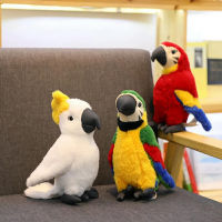 simulation plush parrot bird plush stuffed doll children toy decoration simulation plush toy children Christmas party gift M047