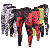 Mens Compression Pants Tights Leggings Run jogging Gym training Crossfit Bodybuilding male Bottom MMA trousers fitness pants