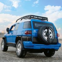 1:32 FJ Cruiser โมเดลรถโลหะผสม Diecasts &amp; ของเล่นโลหะรถออฟโรดโมเดลของขวัญสำหรับเด็กจำลองเสียงเบา