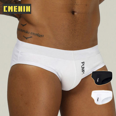 [CMENIN Official Store] Brief For Men CMENIN PUMP 1Pcs Ice silk LOGO กางเกงชั้นในชายระบายอากาศ Jockstrap คุณภาพสูงกางเกงในบุรุษกระเป๋า PU5503