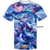 เสื้อยืดพิมพ์ลายตำนาน3D มือถือ2020 Miya Moonlight ArcherGame